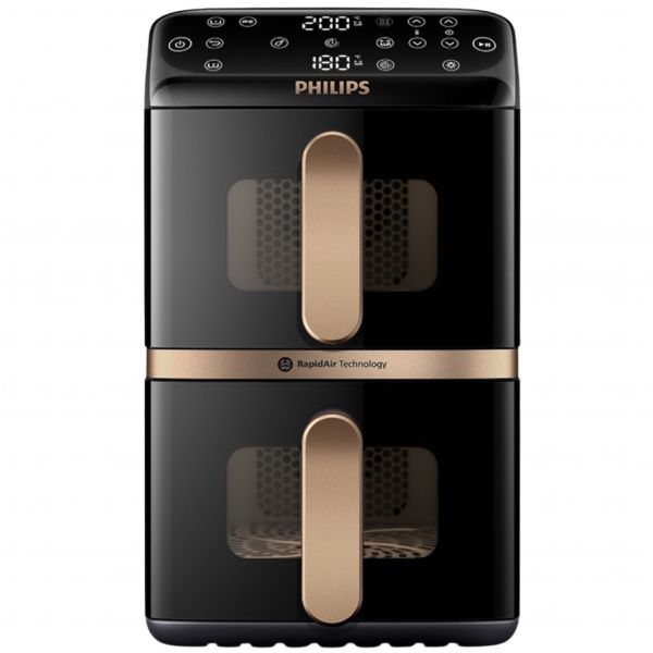 Frytkownica beztłuszczowa Philips Ovi Stacked Dual Basket seria 4000 NA462/70 Airfryer