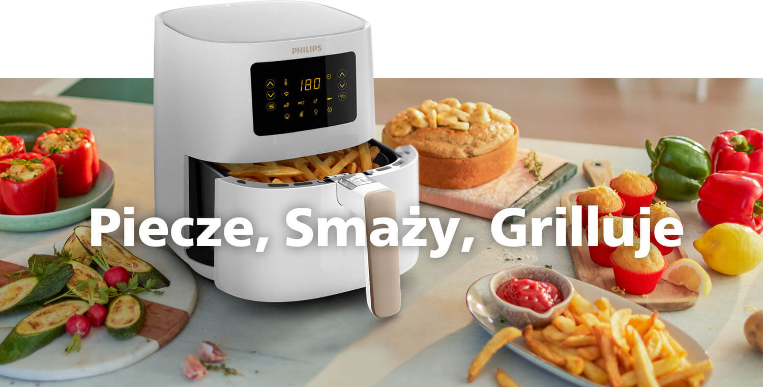 Wszechstronny Philips Ovi HD9255/30 ułatwia codzienne przyrządzanie pieczonych i smażonych posiłk&oacute;w