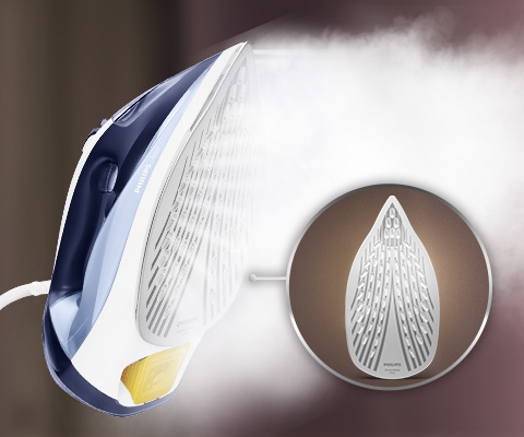 Philips Stopa SteamGlide Plus. Lekko porusza się po tkaninach