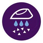 Philips Wbudowany suwak funkcji Calc-Clean