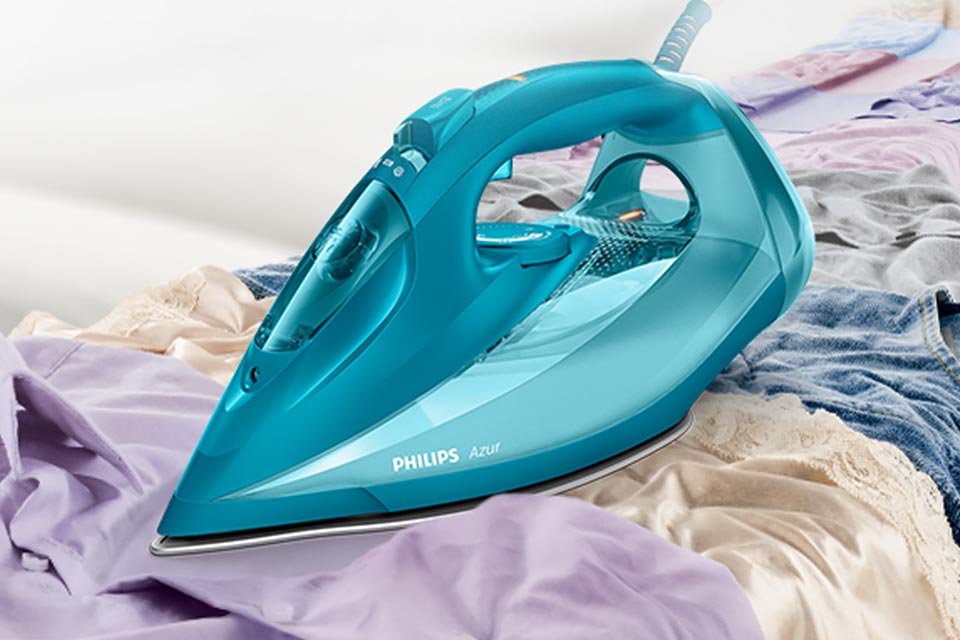 Philips Ciągły strumień pary do 50 g/min. Szybkie i przyjemne prasowanie